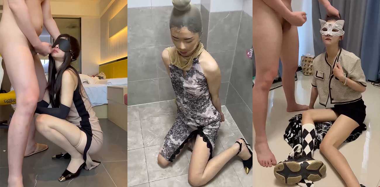 圣水调教视频合集 跪在胯下张嘴接 车里舔完直接喝 野战露出一口闷！